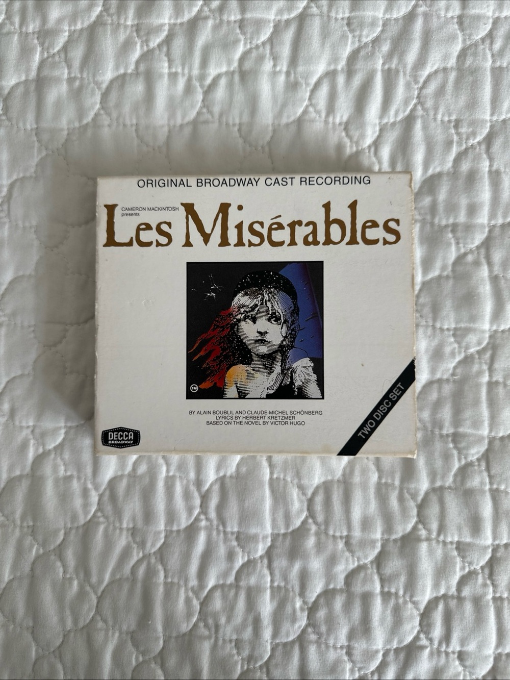 Les Miserables / by Les Miserables (2 CD, 1990) Broadway Recording -